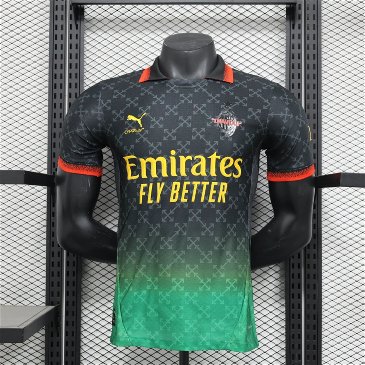 AC Milan 25/26 Commemorative Edition Jersey - Black - Player Version - Slim Fit
