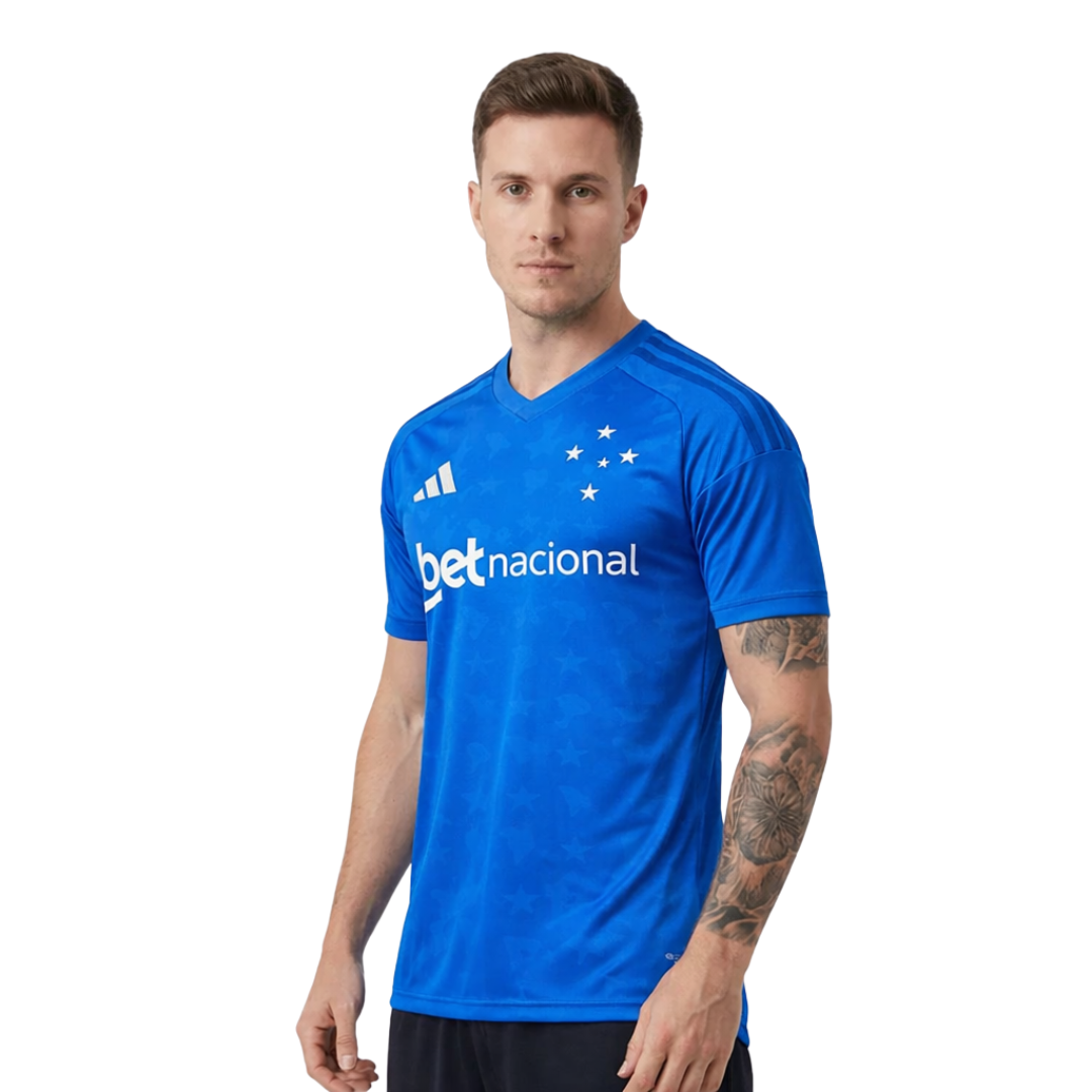 Cruzeiro Home 2026/27 Men's โ Fan Version with Sponsors