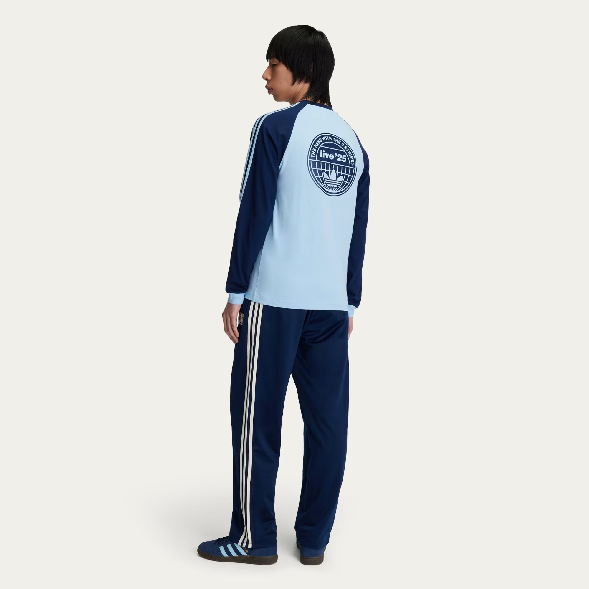 OASIS Long Sleeve 3 Stripes - Blue