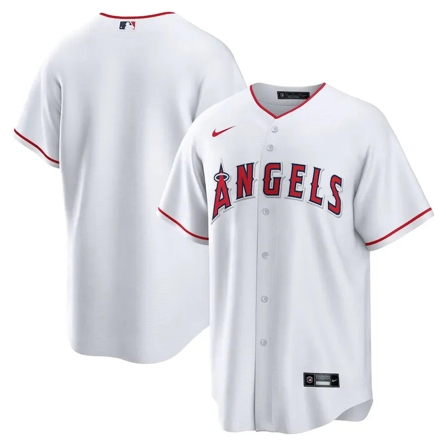 Jersey MLB Los Angeles Angels White Home Torcedor Masculina Branca
