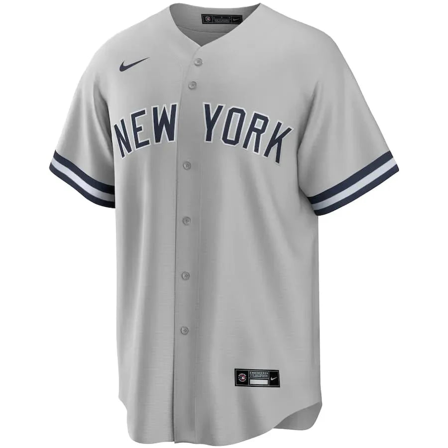 Jersey MLB New York Yankees II Torcedor Masculina Cinza Aaron Judge 99