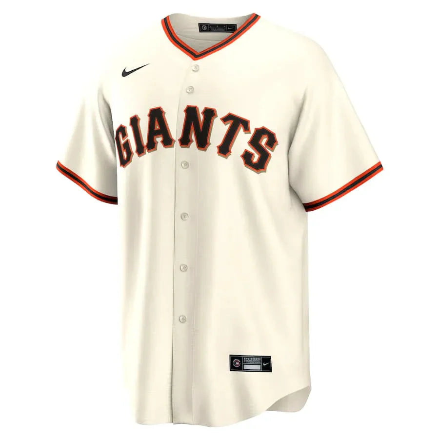 Jersey MLB San Francisco Giants I Torcedor Masculina Bege Buster Posey 28