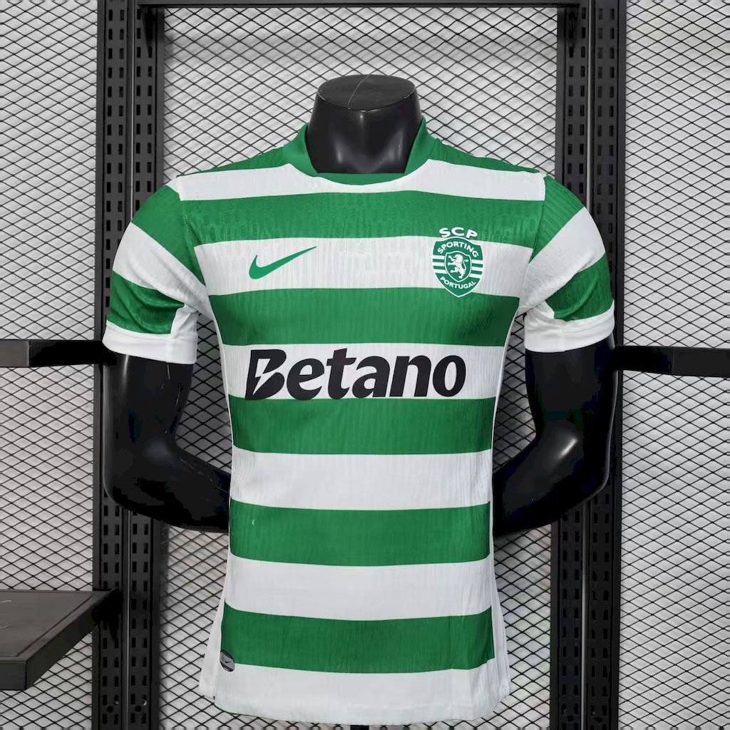 Sporting CP 2025/26 Home Jersey Player Version - Authentic Player [Slim Fit] Player [Slim Fit] Player [Slim Fit] Slim Fit