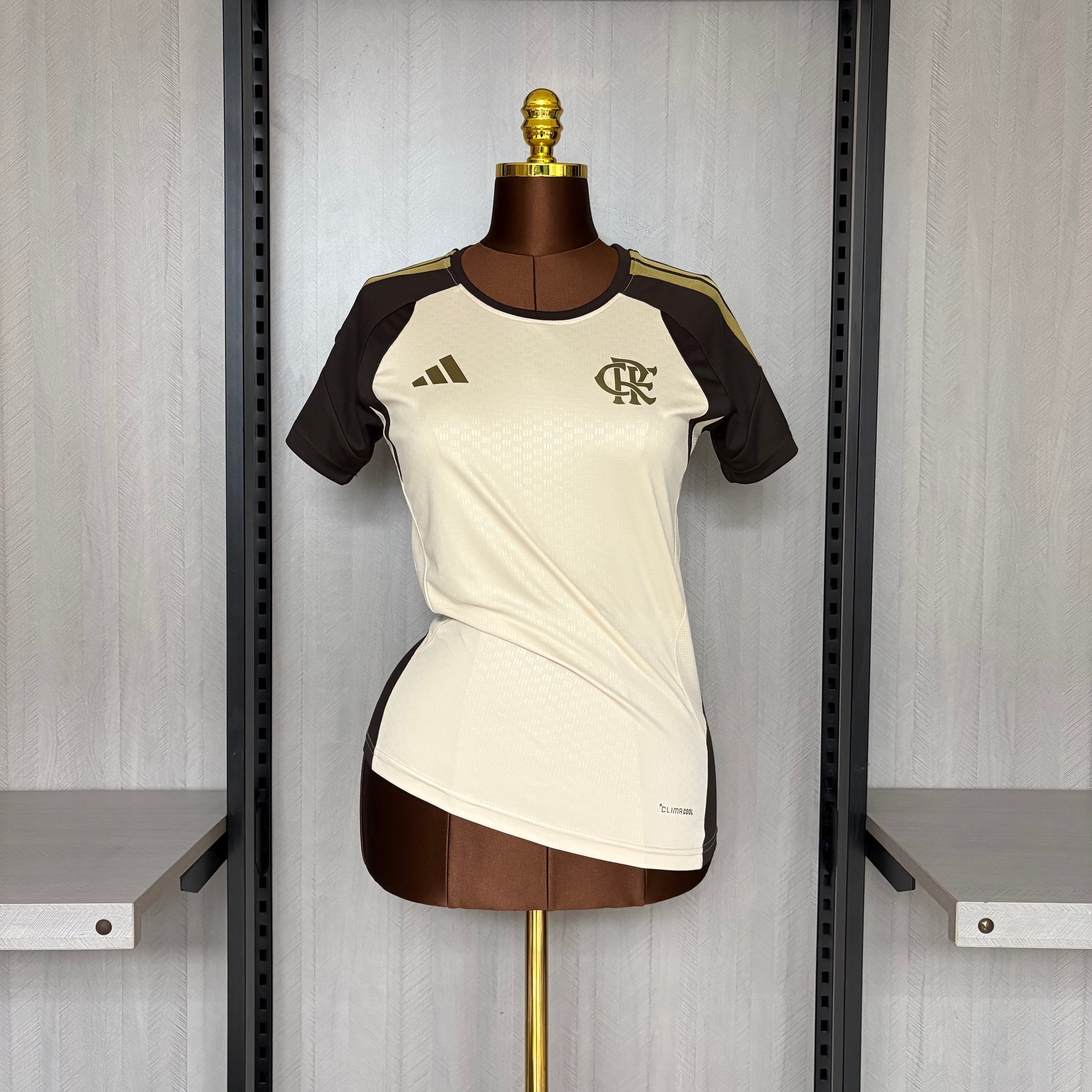 Jersey Flamengo Training 2026 Women's Bege - Fan Version