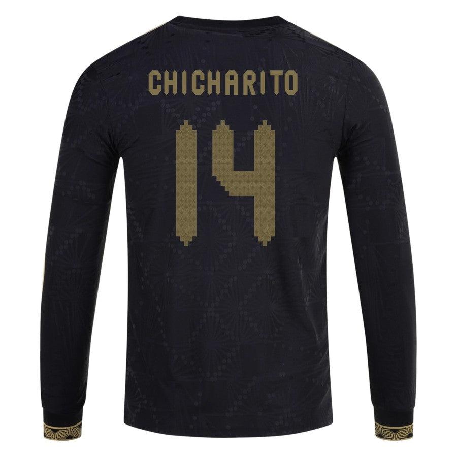 Mexico Chicharito 2025 Special Edition Long Sleeve Authentic Player [Slim Fit] Player Third Jersey by