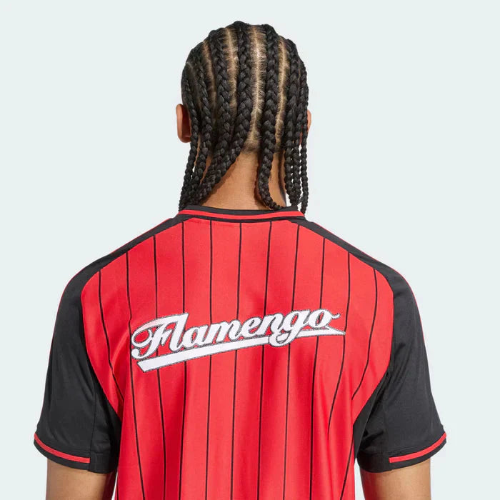 Flamengo Home Jersey 2025/26 - Version Baseball US Pack [Slim Fit]