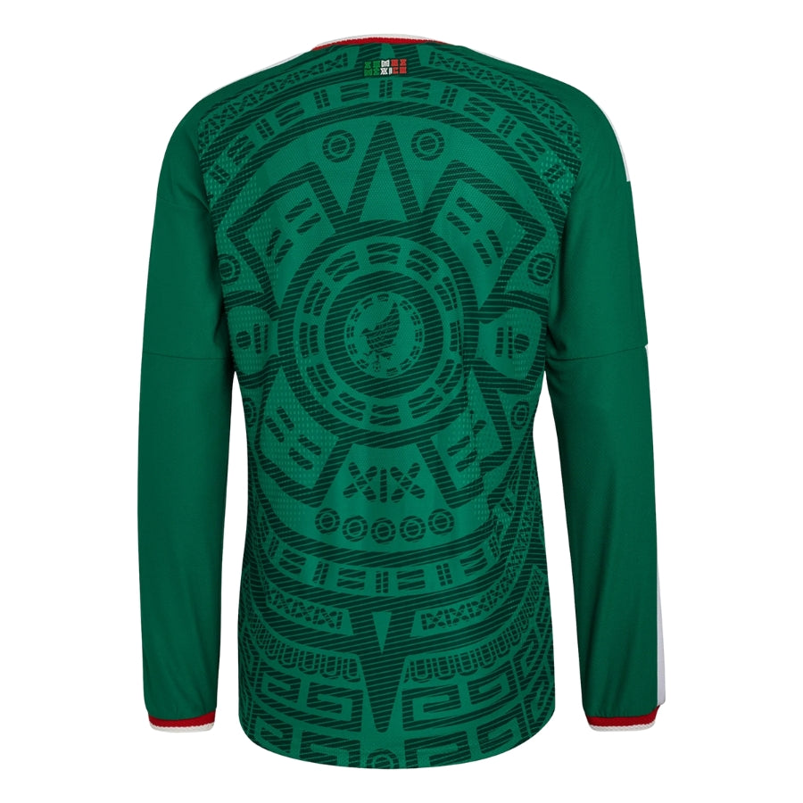 Mexico Home Authentic Player [Slim Fit] Player Long Sleeve Shirt 2026 World Cup