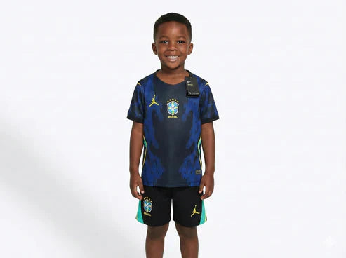 Brazil Away 2026 World Cup Neymar Jr. #10 - Kit Kids Brasil