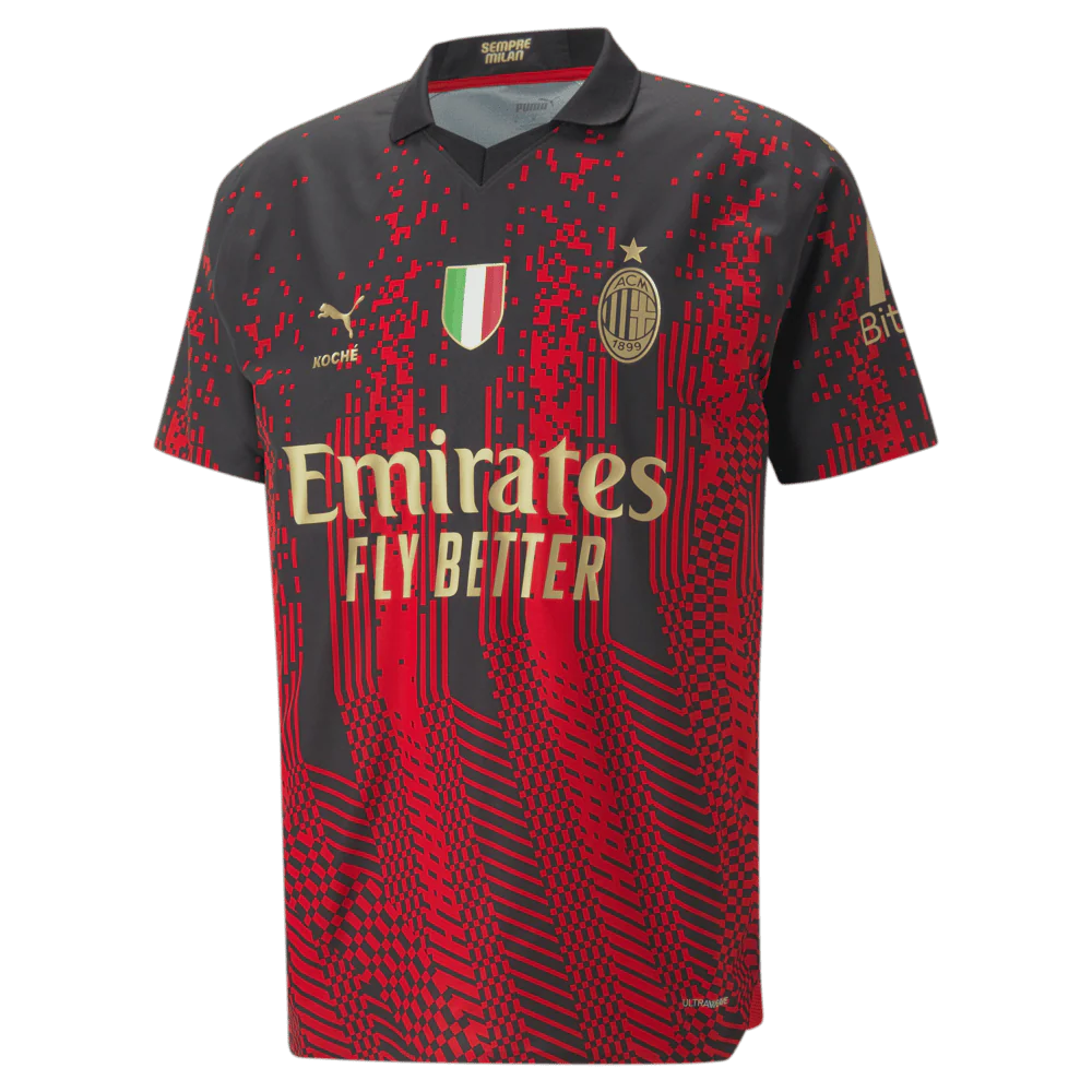 AC Milan X Koche Authentic Player [Slim Fit] Player [Slim Fit] Player [Slim Fit] Jersey 23 [Slim Fit]