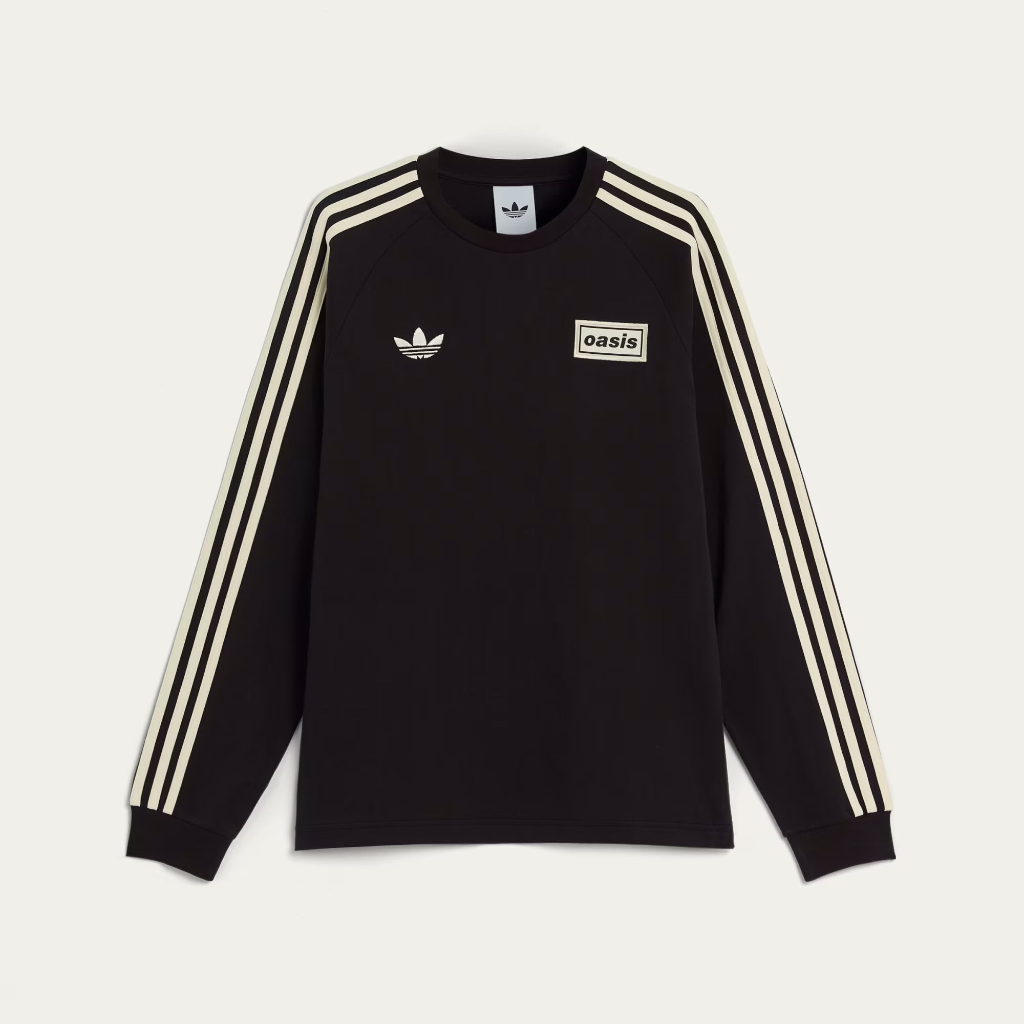 OASIS Long Sleeve 3 Stripes - Black