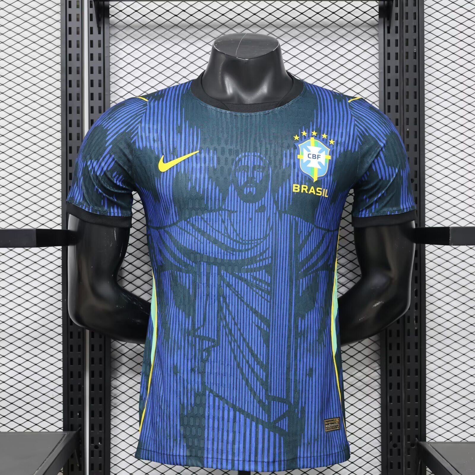 Brazil 2026 Dark Blue Jesus Version Player [Slim Fit]