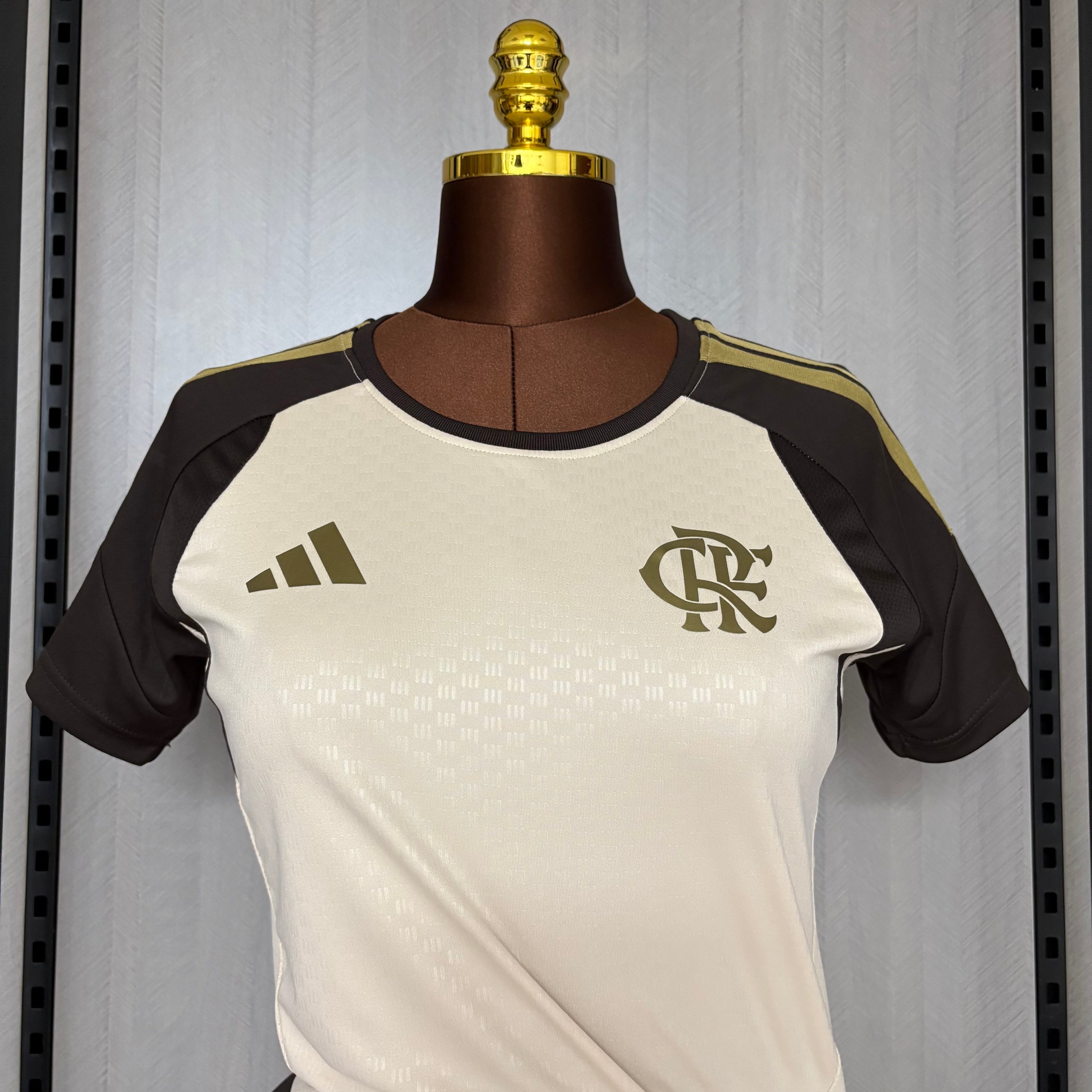 Jersey Flamengo Training 2026 Women's Bege - Fan Version