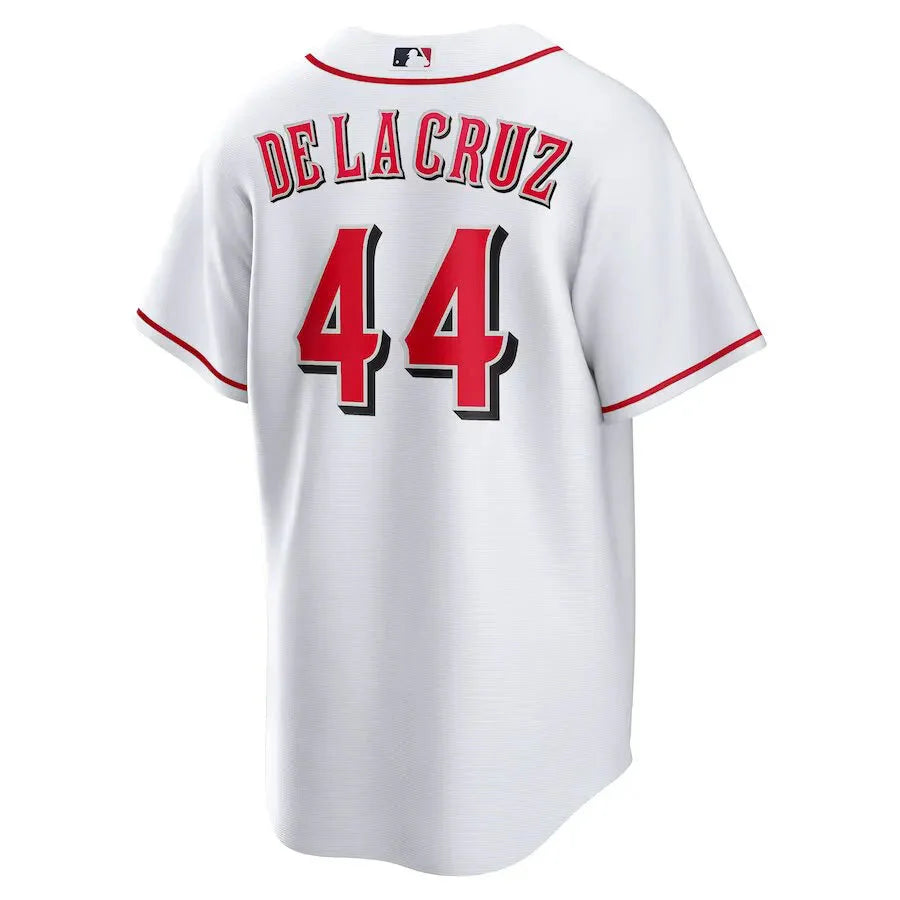 Jersey MLB Cincinnati Reds Home Torcedor Masculina Branca Elly De La Cruz 44