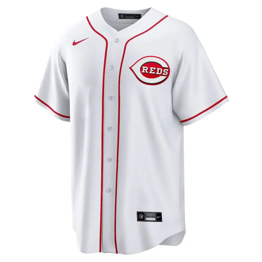 Jersey MLB Cincinnati Reds Home Torcedor Masculina Branca Elly De La Cruz 44