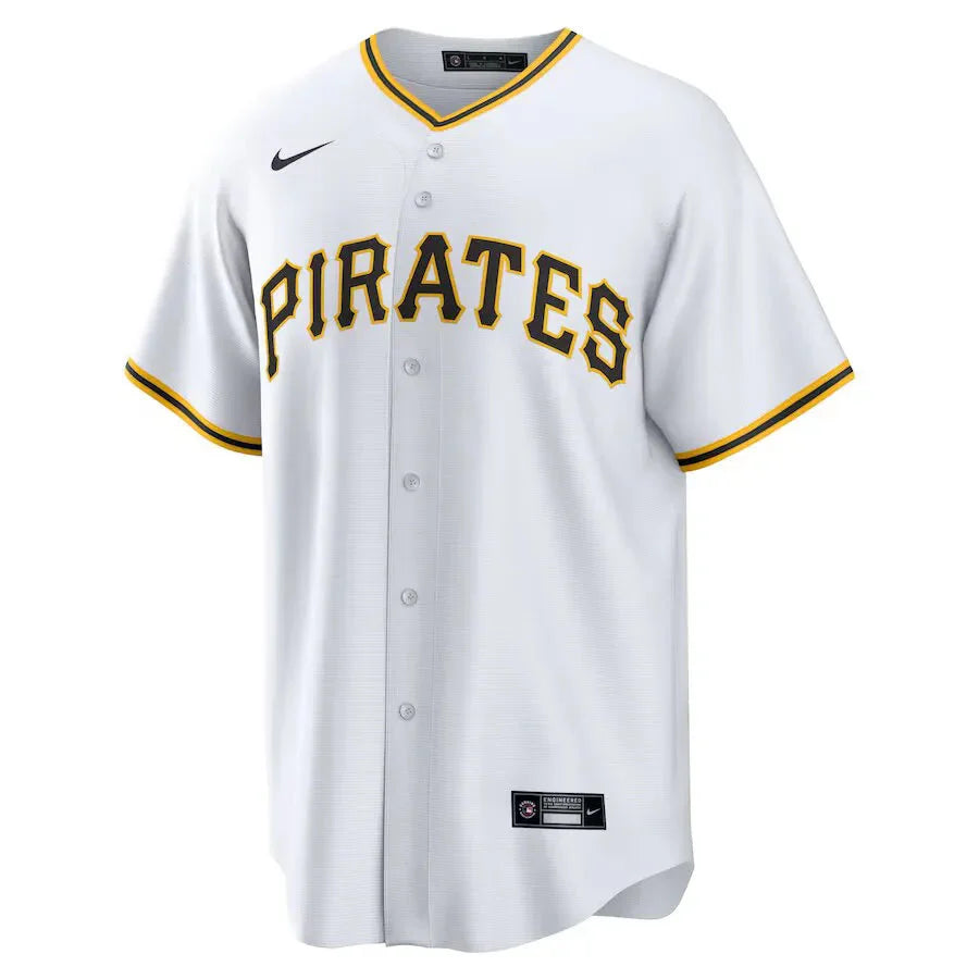 Jersey MLB Pittsburgh Pirates White Home Torcedor Masculina Branca