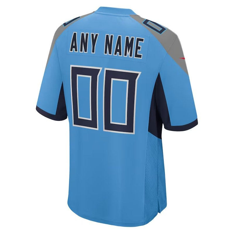 Tennessee Titans - Alternate Custom Game Jersey - Light Blue